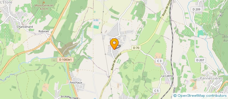 localisation de l'entreprise SCI 4 D  LE PIN