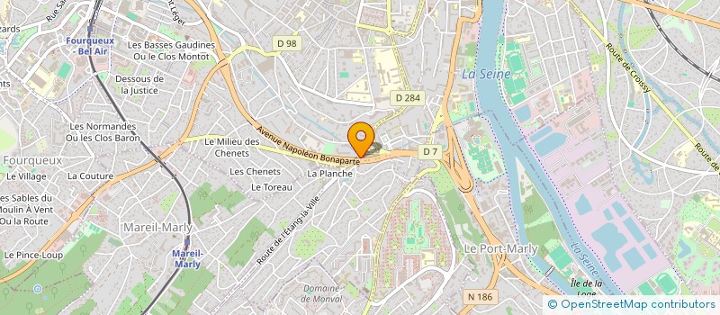 localisation de l'entreprise SCI 4 ET 4 BIS RUE DES BERGERIES  SAINT-GERMAIN-EN-LAYE