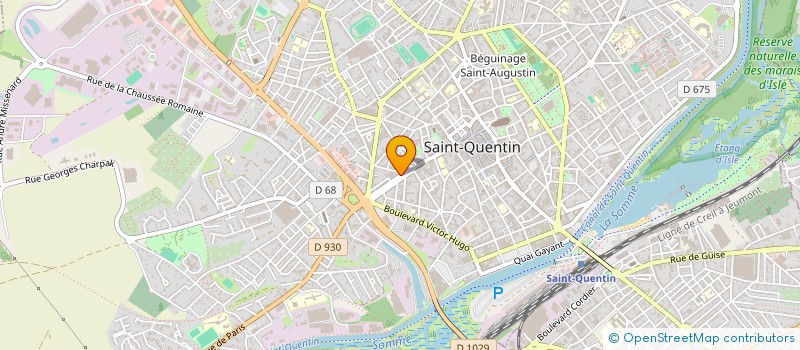 localisation de l'entreprise SCI 4 ET 6 AVENUE FAIDHERBE à SAINT-QUENTIN