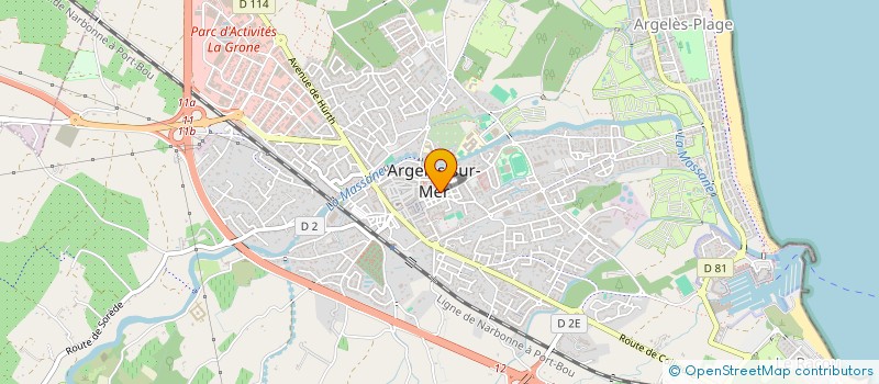 localisation de l'entreprise SCI 4 ETOILES à ARGELES-SUR-MER