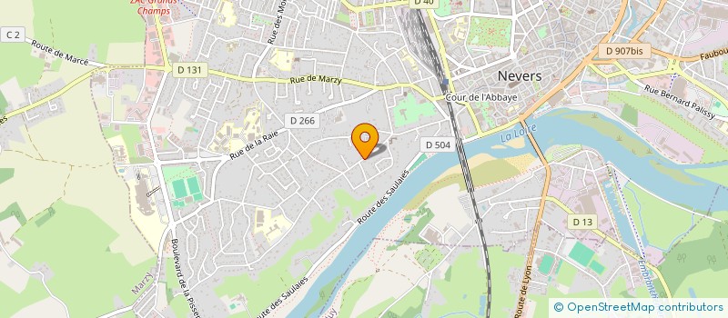 localisation de l'entreprise SCI 4 F à NEVERS