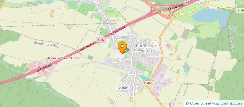 localisation de l'entreprise SCI 4 F  BURNHAUPT-LE-BAS