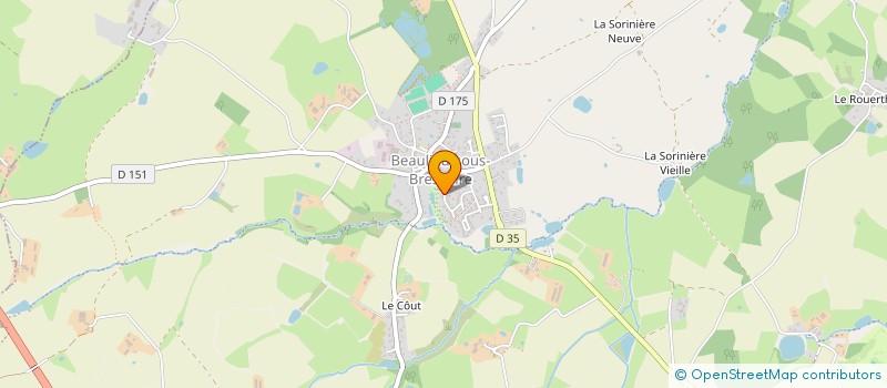 localisation de l'entreprise SCI 4 FERRE  BRESSUIRE