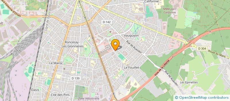 localisation de l'entreprise SCI 4 FERS  LE MANS