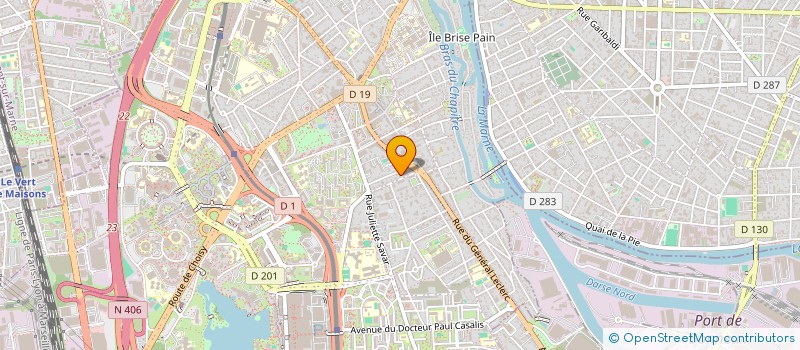 localisation de l'entreprise SCI 4 G à CRETEIL