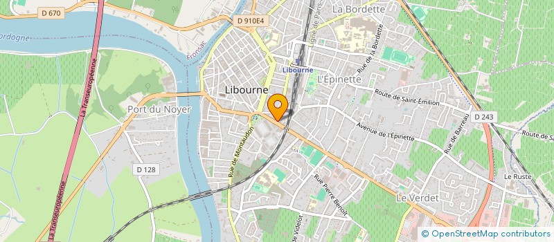 localisation de l'entreprise SCI 4 GALLIENI à LIBOURNE