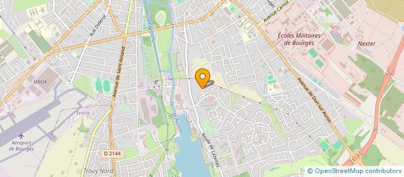 localisation de l'entreprise SCI 4 GIRAUDON  BOURGES