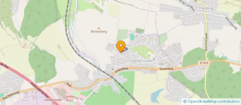 localisation de l'entreprise SCI 4 IMPASSE MALESHERBES  FAREBERSVILLER