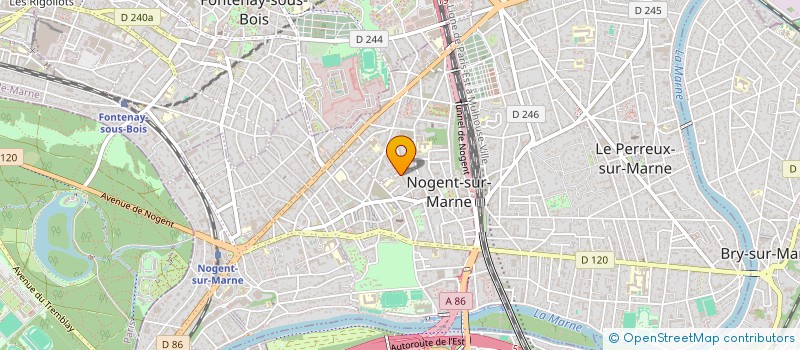 localisation de l'entreprise SCI 4 J  NOGENT-SUR-MARNE