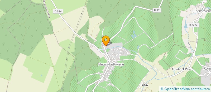 localisation de l'entreprise SCI 4 L  FLEURY-LA-RIVIERE