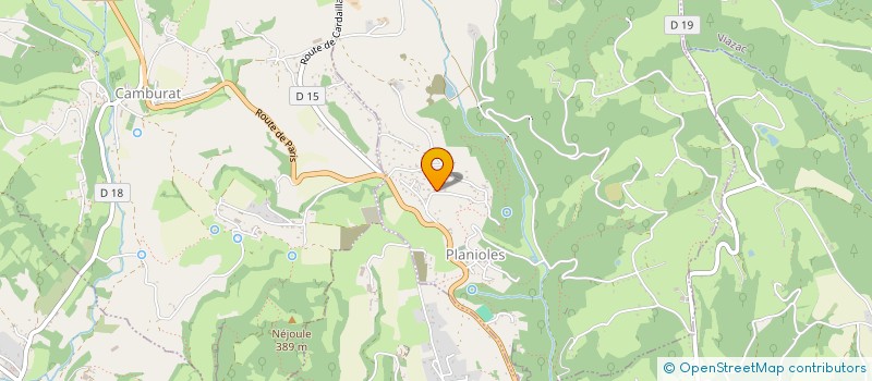 localisation de l'entreprise SCI 4 L  PLANIOLES