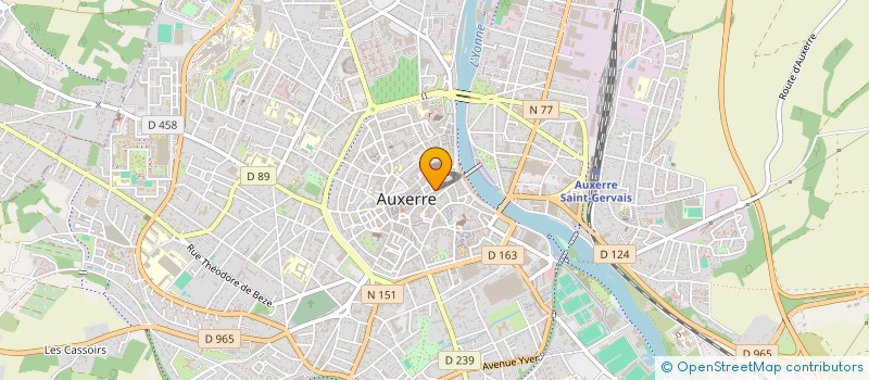 localisation de l'entreprise SCI 4 LOMBARDS à AUXERRE