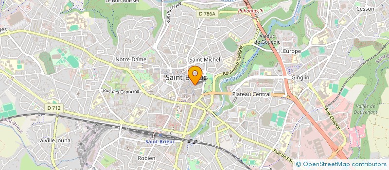 localisation de l'entreprise SCI 4 M à SAINT-BRIEUC