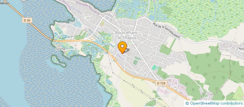 localisation de l'entreprise SCI 4 M  BOURCEFRANC-LE-CHAPUS