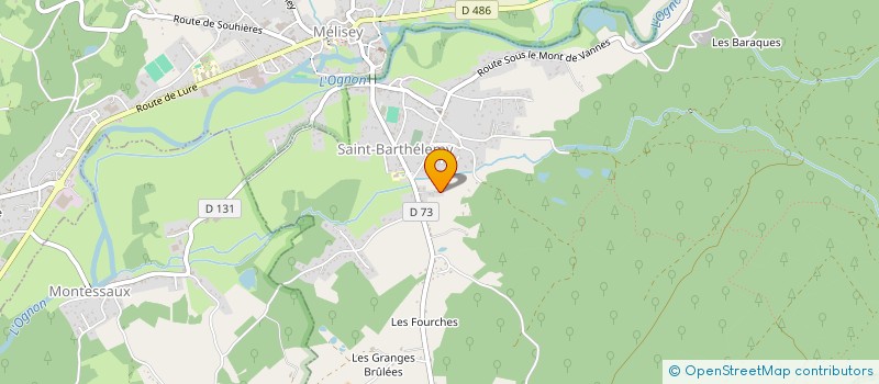 localisation de l'entreprise SCI 4 MAISONS  MELISEY