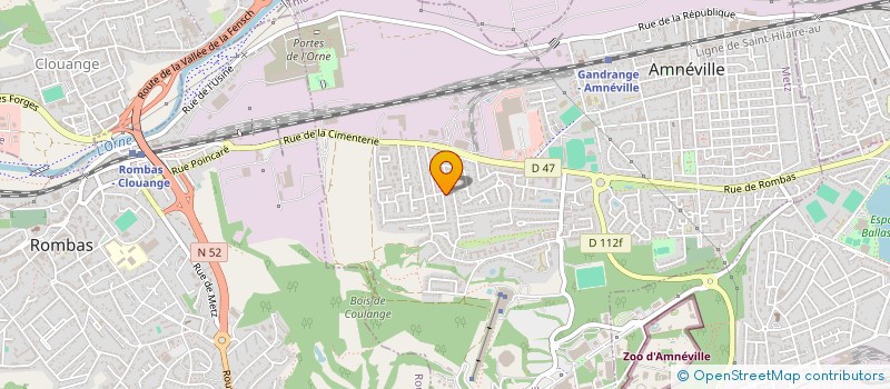 localisation de l'entreprise SCI 4 MD BOTANIQUE  AMNEVILLE