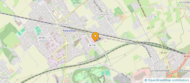 localisation de l'entreprise SCI 4 MER  LOMPRET