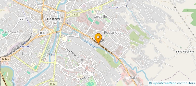 localisation de l'entreprise SCI 4 P  CASTRES