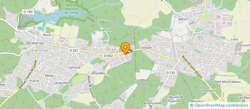 localisation de l'entreprise SCI 4 PINS  SEIGNOSSE