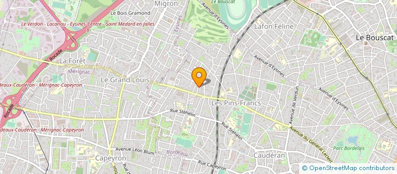 localisation de l'entreprise SCI 4 PL à BORDEAUX