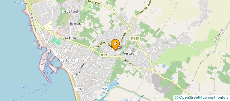 localisation de l'entreprise SCI 4 PL DU 11 NOVEMBRE  LA TURBALLE