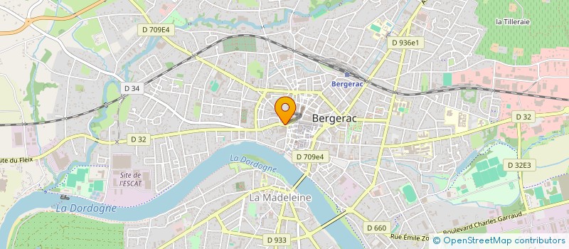 localisation de l'entreprise SCI 4 PLACE BELLEGARDE à BERGERAC
