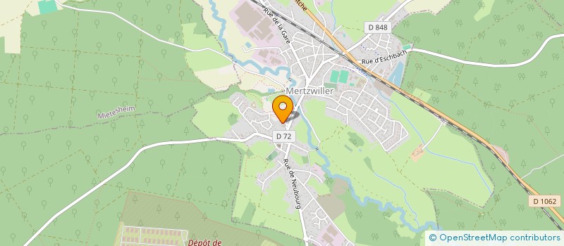 localisation de l'entreprise SCI 4 PLACE DE LA LIBERTE  MERTZWILLER