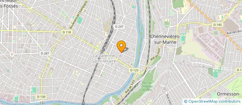 localisation de l'entreprise SCI 4 PLACE DE RIMINI à SAINT-MAUR-DES-FOSSES