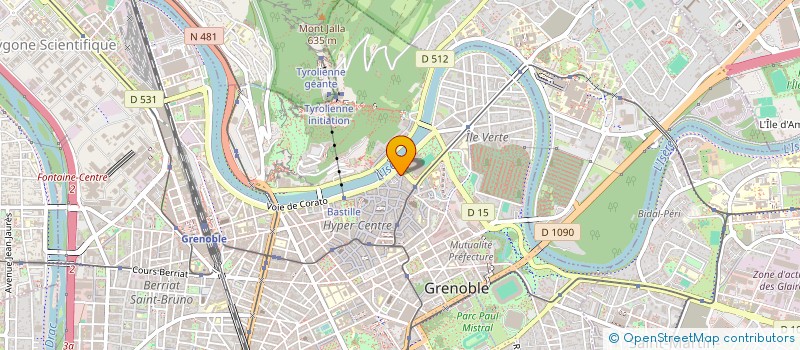 localisation de l'entreprise SCI 4 PLACE LAVALETTE  GRENOBLE