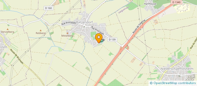 localisation de l'entreprise SCI 4 PLUS  HAGUENAU