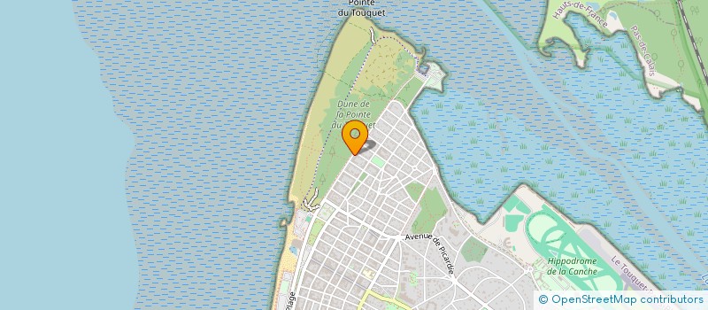 localisation de l'entreprise SCI 4 QUENTO à LE TOUQUET-PARIS-PLAGE