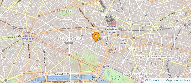 localisation de l'entreprise SCI 4 R D ASTORG A PARIS  PARIS