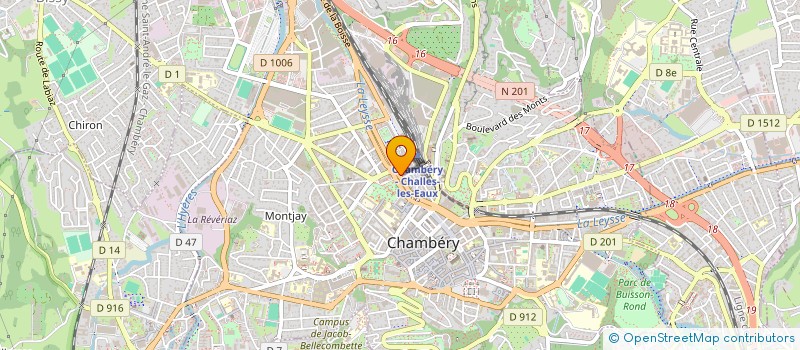 localisation de l'entreprise SCI 4 R.GABRIEL PERI A SETE à CHAMBERY