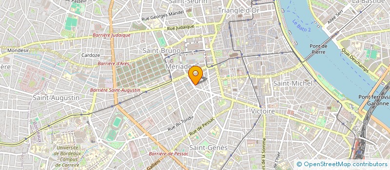 localisation de l'entreprise SCI 4 RODESSE  BORDEAUX