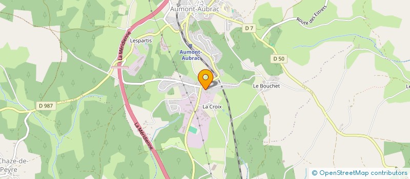 localisation de l'entreprise SCI 4 ROUTE DU LANGUEDOC  PEYRE EN AUBRAC