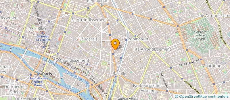 localisation de l'entreprise SCI 4 RUE AMPERE  PARIS