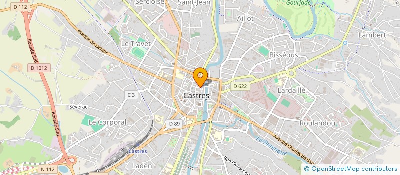 localisation de l'entreprise SCI 4 RUE BORREL  CASTRES