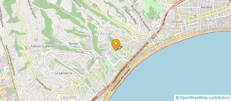 localisation de l'entreprise SCI 4 RUE DE RUSSIE à NICE