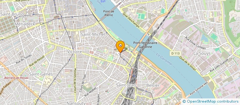 localisation de l'entreprise SCI 4 RUE DES BEAUX ARTS  BORDEAUX