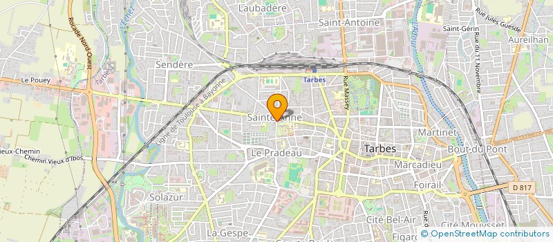 localisation de l'entreprise SCI 4 RUE DES CULTIVATEURS  TARBES