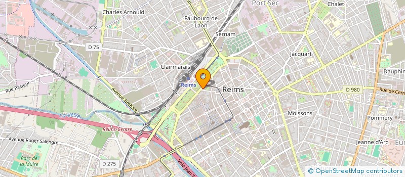 localisation de l'entreprise SCI 4 RUE DES MOISSONS  REIMS