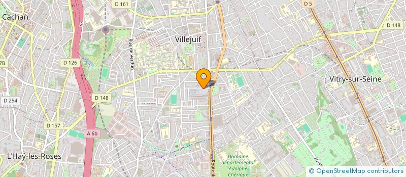 localisation de l'entreprise SCI 4 RUE DES VILLAS à VILLEJUIF