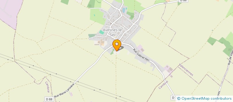 localisation de l'entreprise SCI 4 RUE DU MOULIN MARTIN à AVESNES-LE-SEC