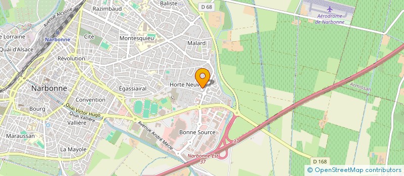 localisation de l'entreprise SCI 4 RUE JOSE RIBERA  NARBONNE
