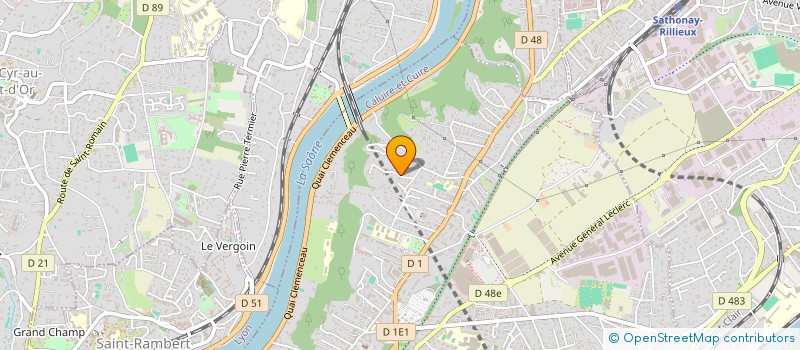 localisation de l'entreprise SCI 4 RUE MONIQUE  CALUIRE-ET-CUIRE