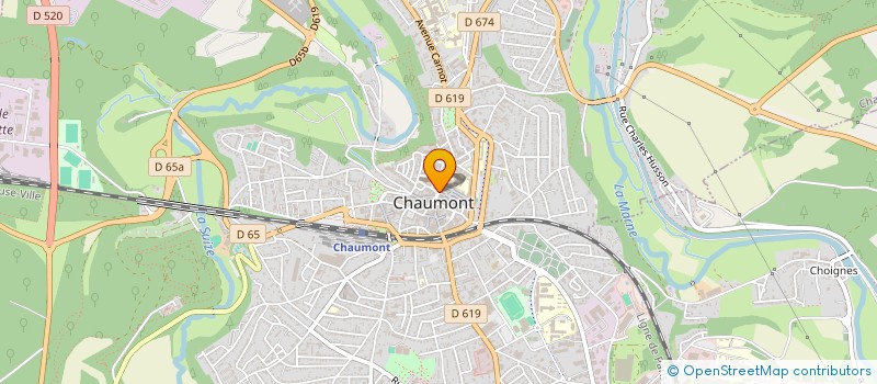 localisation de l'entreprise SCI 4 RUE PASTEUR  CHAUMONT
