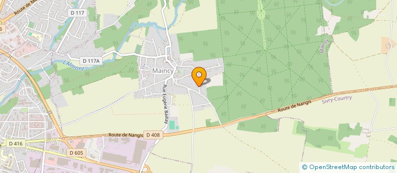 localisation de l'entreprise SCI 4 - RUE PAUL CEZANNE  MAINCY
