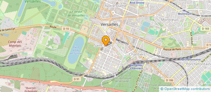 localisation de l'entreprise SCI 4 RUE SAINT-HONORE à VERSAILLES