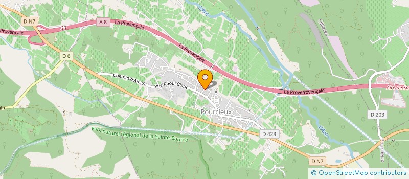 localisation de l'entreprise SCI 4 RUE VIALA  POURCIEUX