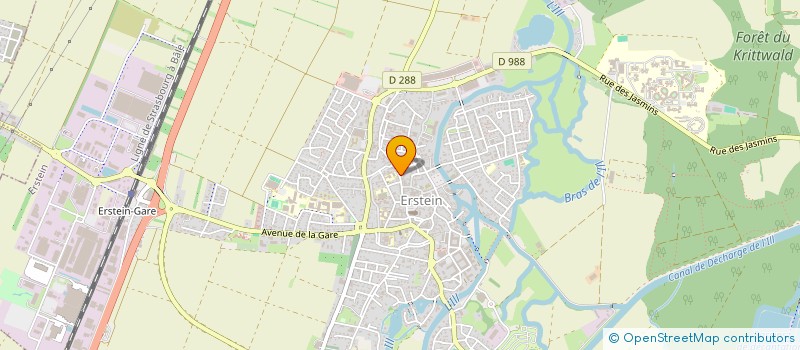 localisation de l'entreprise SCI 4 SAISONS  ERSTEIN